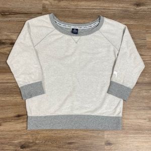 PINK Victoria’s Secret Inside Out Crewneck Sweatshirt Size Large